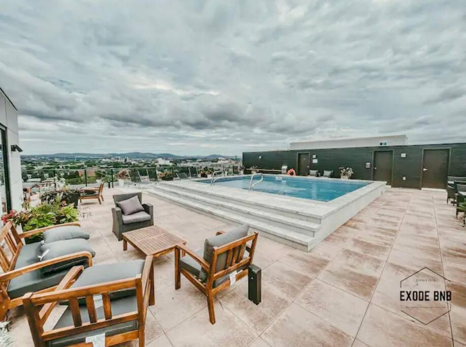 Condo - 305 Piscine Bbq Wifi Quebeque Exterior foto
